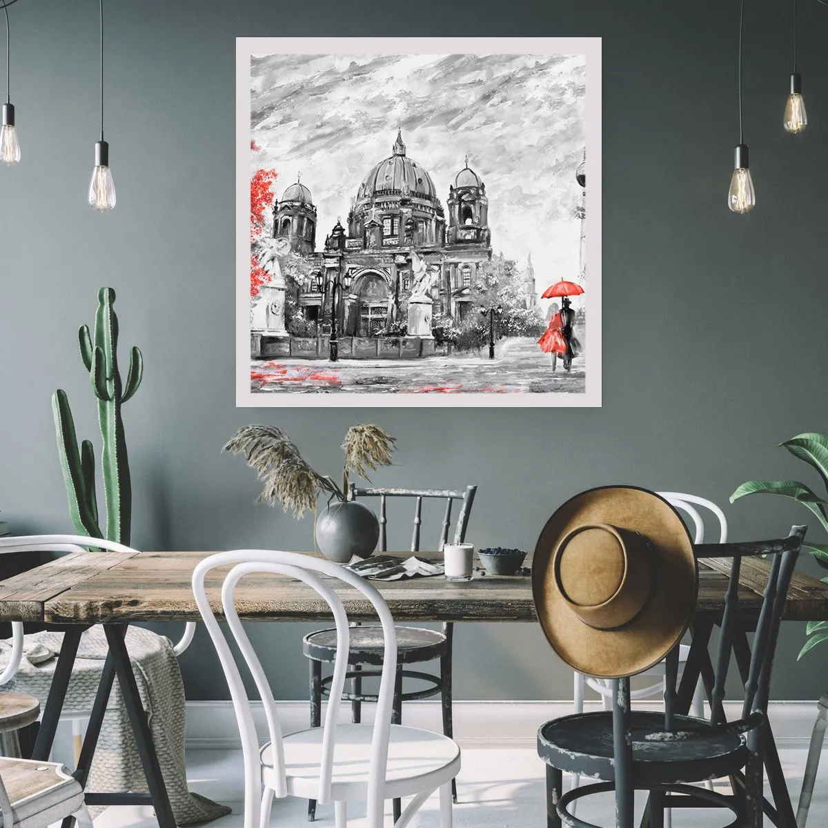 Poster - Incontro a Berlino - 60x60 cm