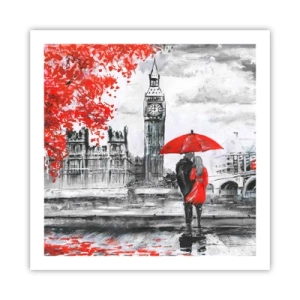 Poster - Innamorati a Londra - 60x60 cm