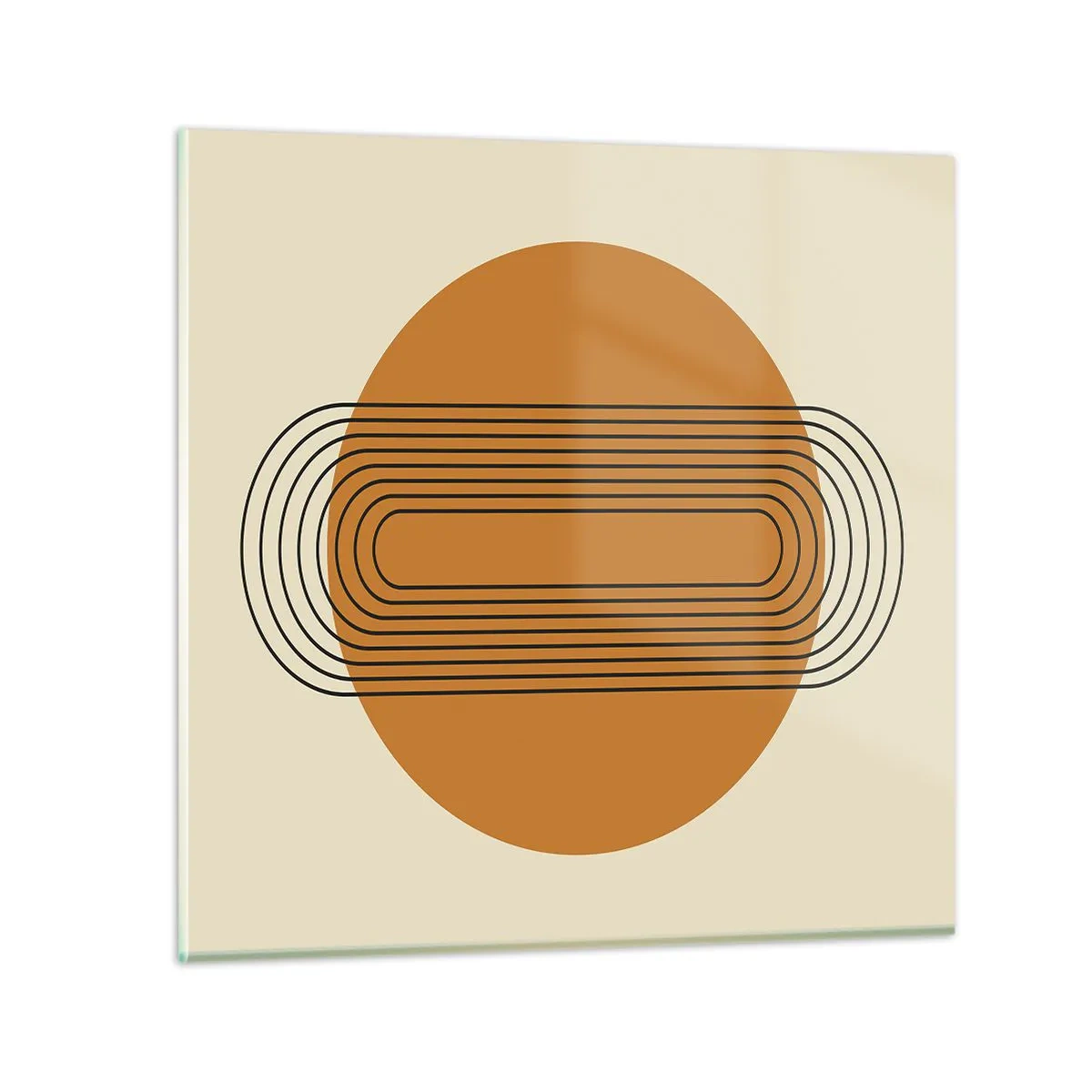 Quadro su vetro - Piano perfetto - 40x40 cm