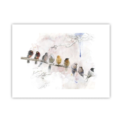 Poster - Incontro alato - 40x30 cm