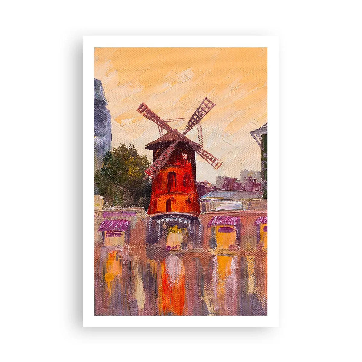Poster - Le icone di Parigi: il Moulin Rouge - 61x91 cm