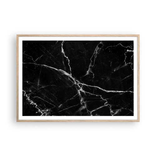 Poster in cornice rovere chiaro - La vita segreta delle pietre - 100x70 cm