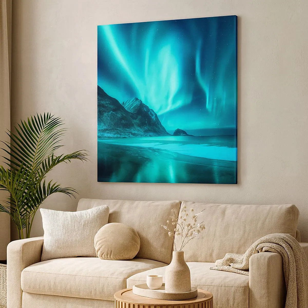 Quadro su tela - Stampe su Tela - Miracolo del Nord - 30x30 cm