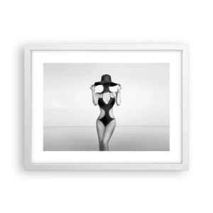 Poster in cornice bianca - Il mio nome è Eleganza - 40x30 cm