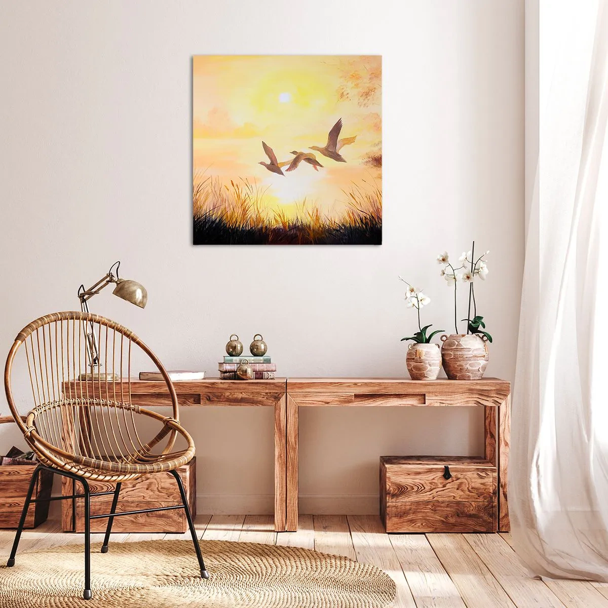 Quadro su tela - Stampe su Tela - L'inizio di un lungo viaggio - 40x40 cm