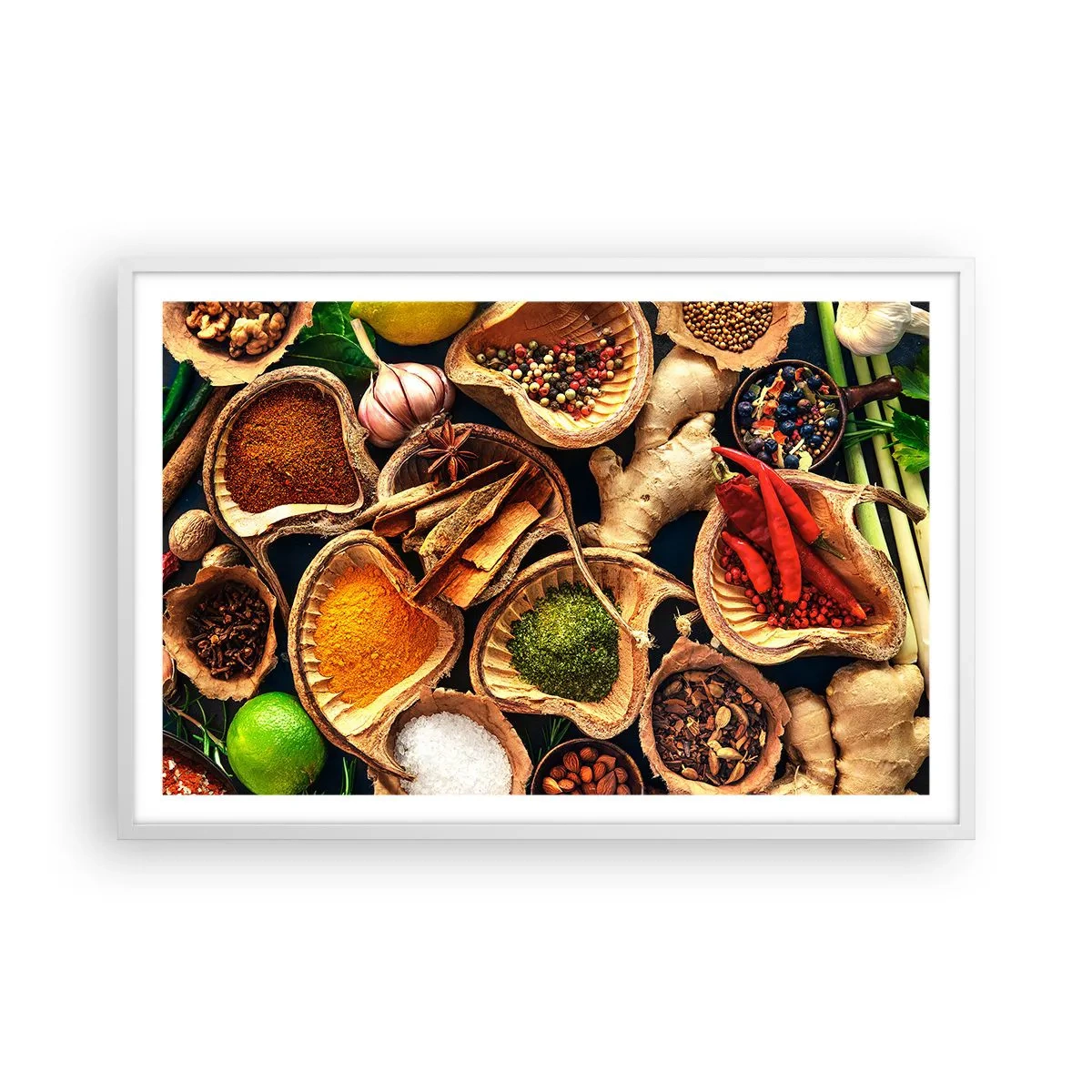 Poster in cornice bianca - Prendi quello che vuoi - 91x61 cm