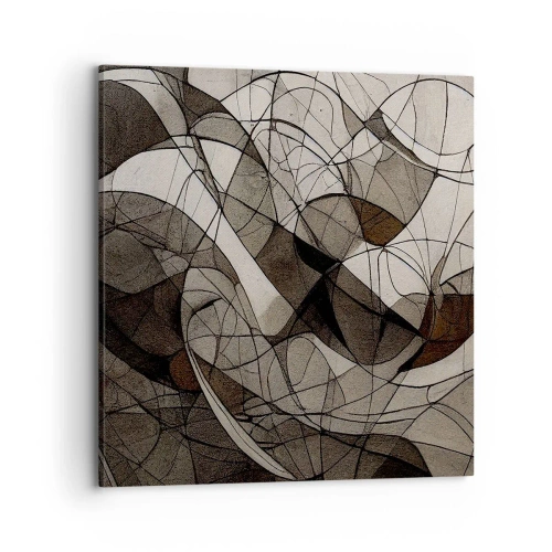 Quadro su tela - Stampe su Tela - La circolazione dei colori della terra - 70x70 cm