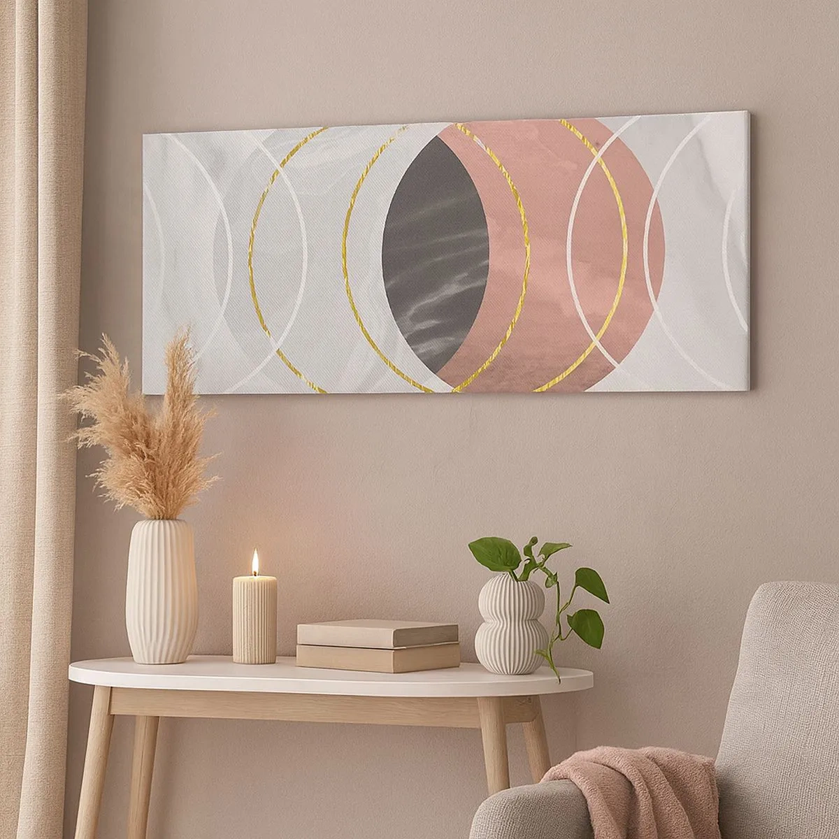 Quadro su tela - Stampe su Tela - La musica delle sfere - 100x40 cm