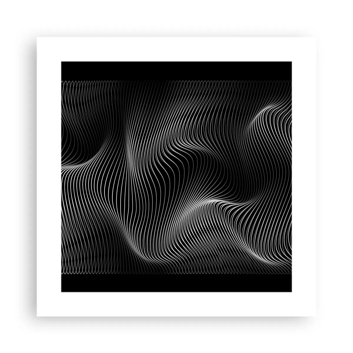 Poster - La danza della luce nello spazio - 40x40 cm