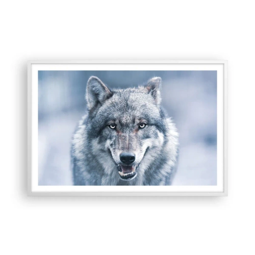 Poster in cornice bianca - Accetti la sfida? - 91x61 cm