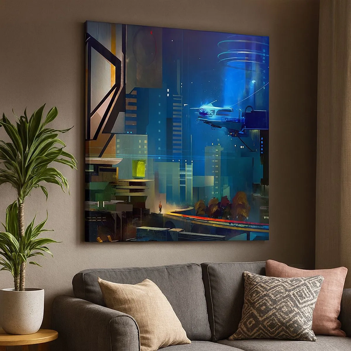Quadro su tela - Stampe su Tela - In un futuro non lontano - 30x30 cm