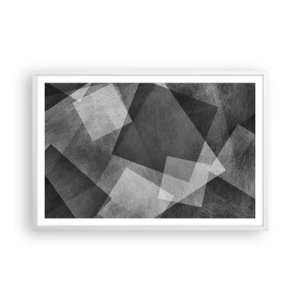 Poster in cornice bianca - Simbolo eterno di ordine e durata - 91x61 cm