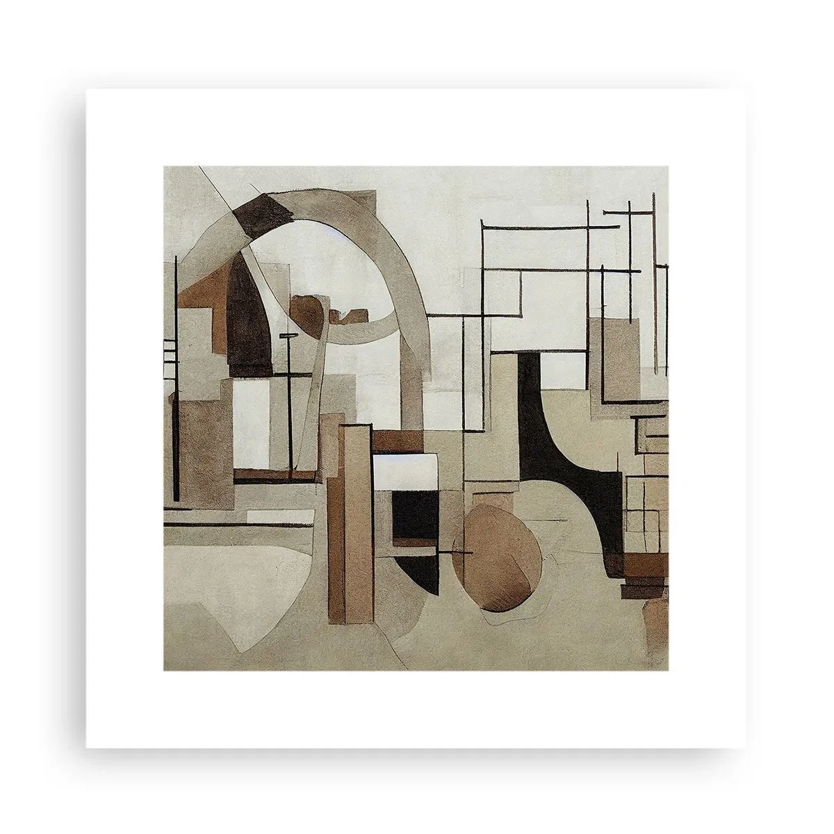 Poster - Paesaggio urbano 2.0 - 30x30 cm