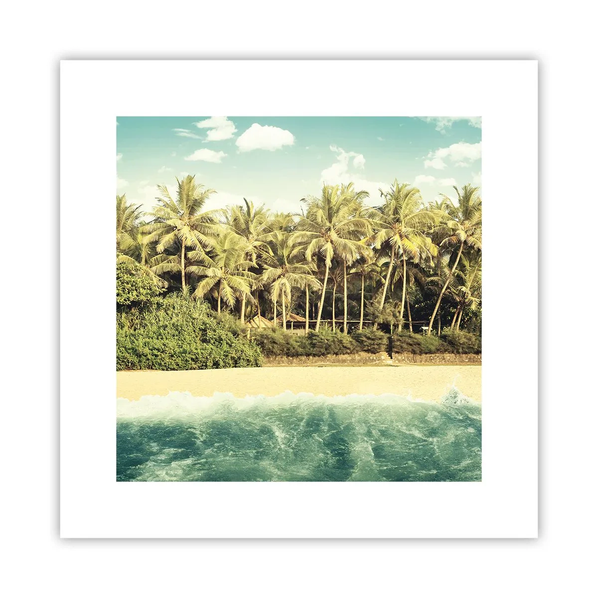 Poster - Forse qui? - 30x30 cm