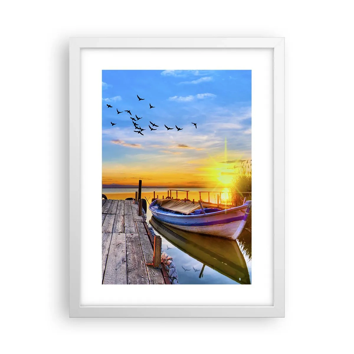 Poster in cornice bianca - A domani - 30x40 cm