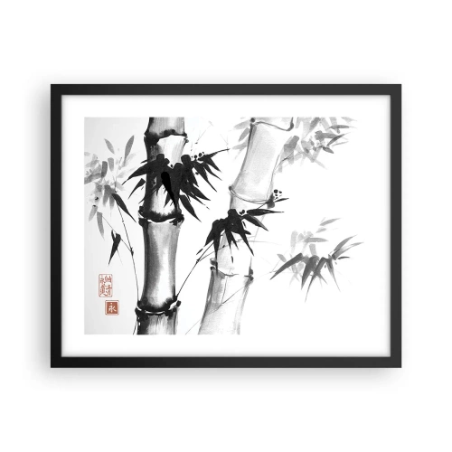 Poster in cornice nera - Particolare d'oriente - 50x40 cm