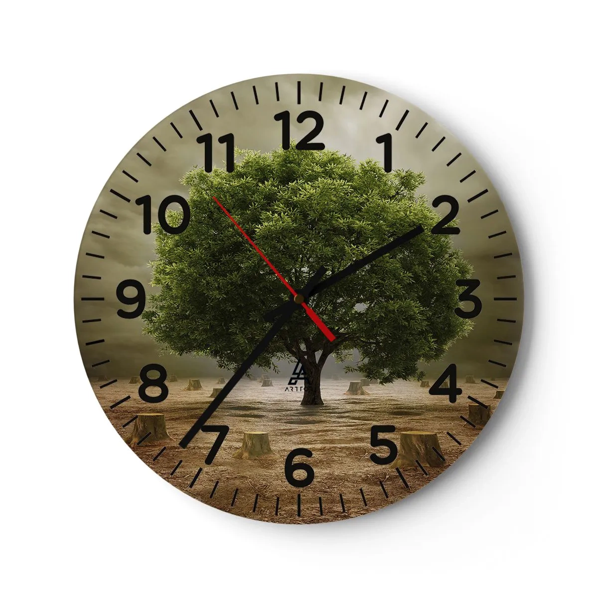 Orologio da parete - Orologio in Vetro - Ogni speranza - 40x40 cm