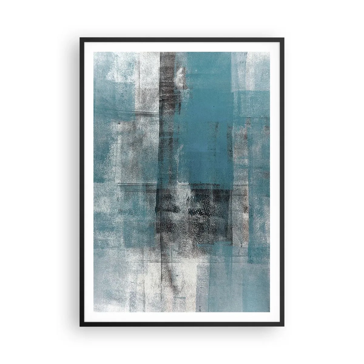 Poster in cornice nera - Acqua e aria - 70x100 cm