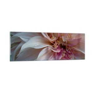 Quadro su vetro - Freschezza in fiore - 90x30 cm