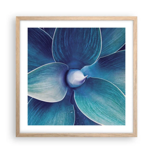 Poster in cornice rovere chiaro - Imbluito dal sole - 50x50 cm