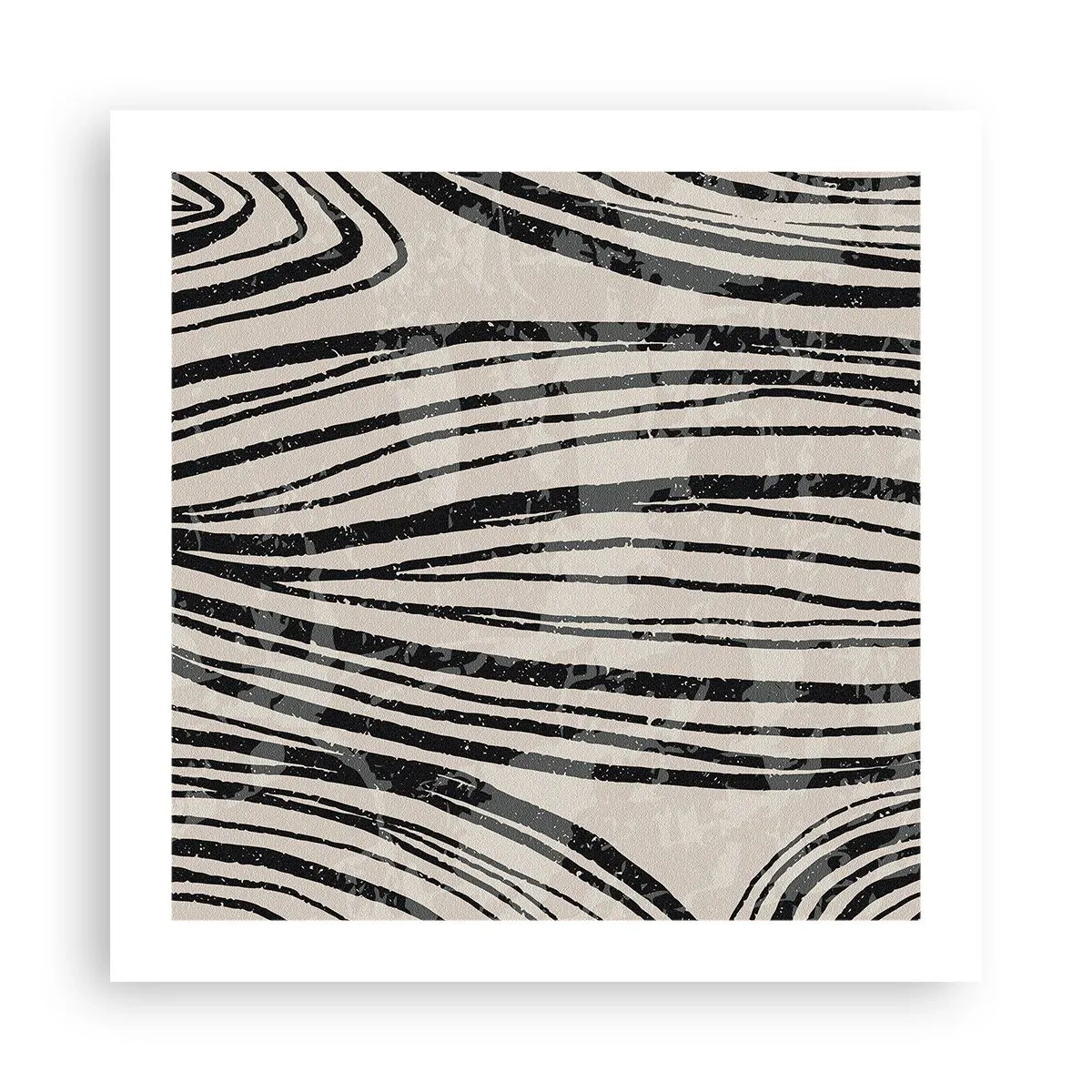 Poster - Una palude di linee - 50x50 cm