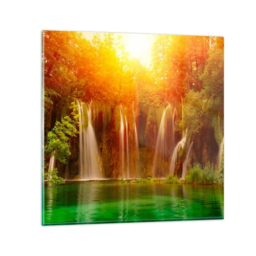 Quadro su vetro - Al sole e all'ombra - 40x40 cm