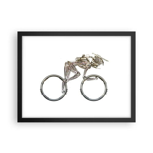 Poster in cornice nera - Macchina perfetta - 40x30 cm