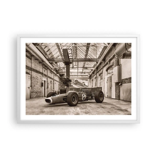 Poster in cornice bianca - Il riposo del vincitore - 70x50 cm