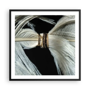 Poster in cornice nera - ...e non ti lascerò... - 60x60 cm
