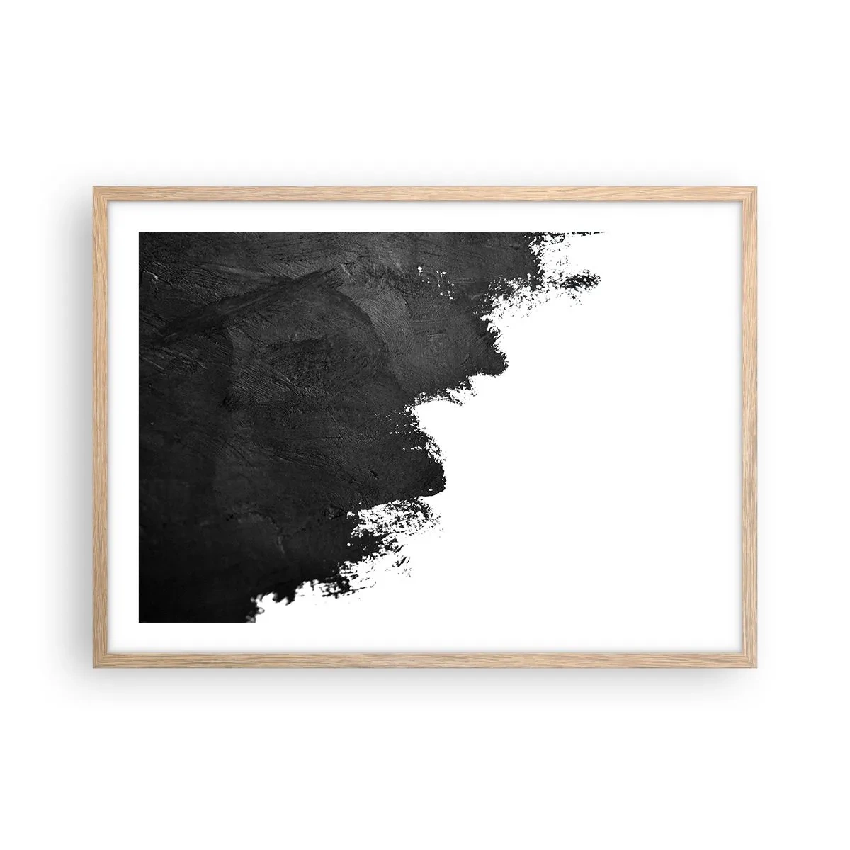Poster in cornice rovere chiaro - Gli elementi: la terra - 70x50 cm