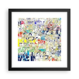 Poster in cornice nera - Semplicemente bello da vedere - 30x30 cm
