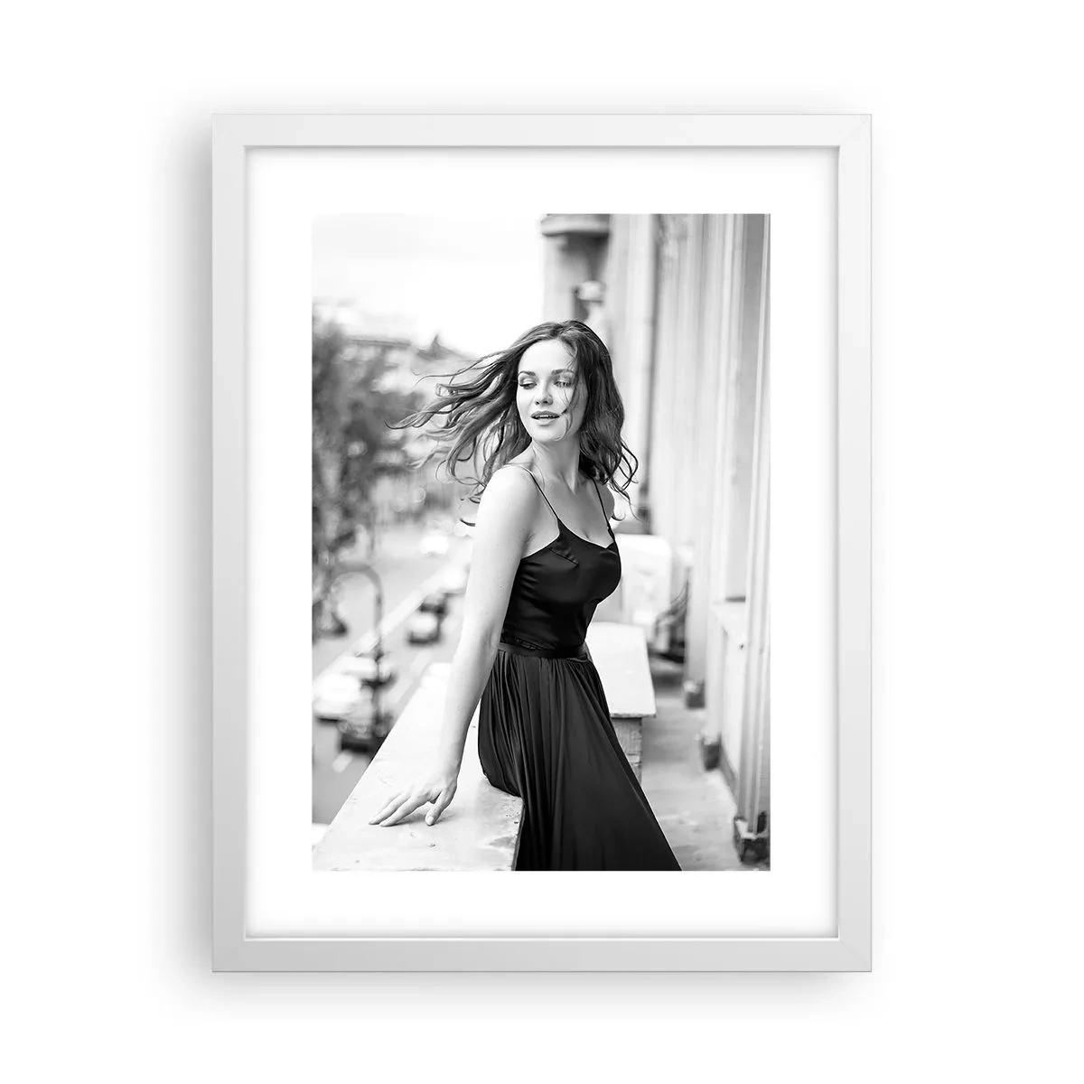 Poster in cornice bianca - Sicuramente parigina - 30x40 cm