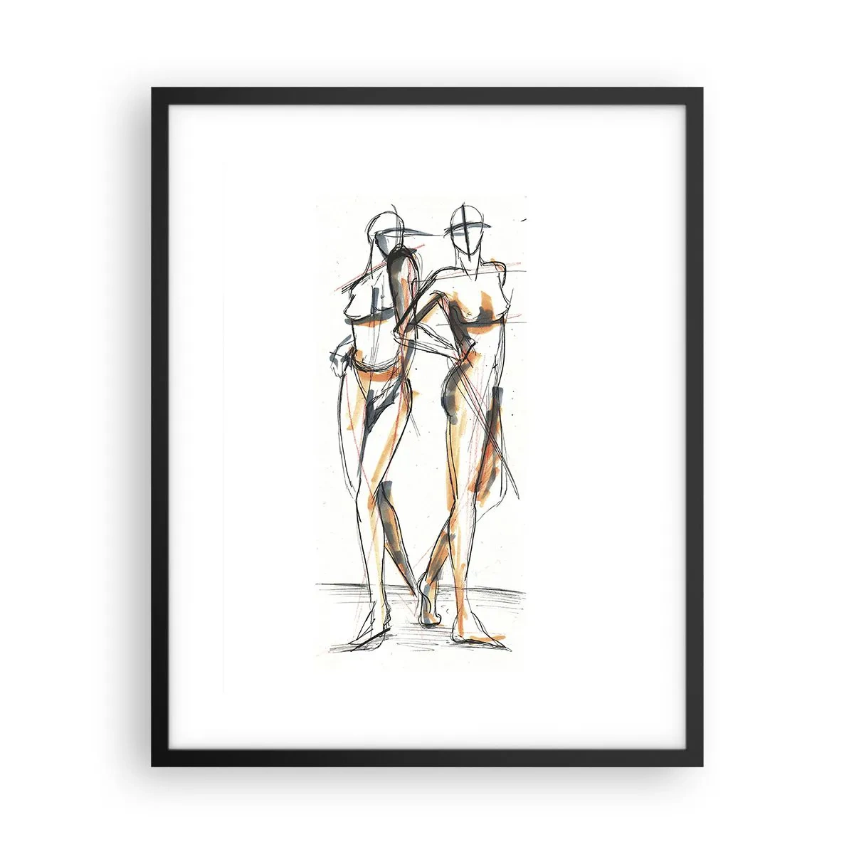 Poster in cornice nera - Studio di armonia - 40x50 cm
