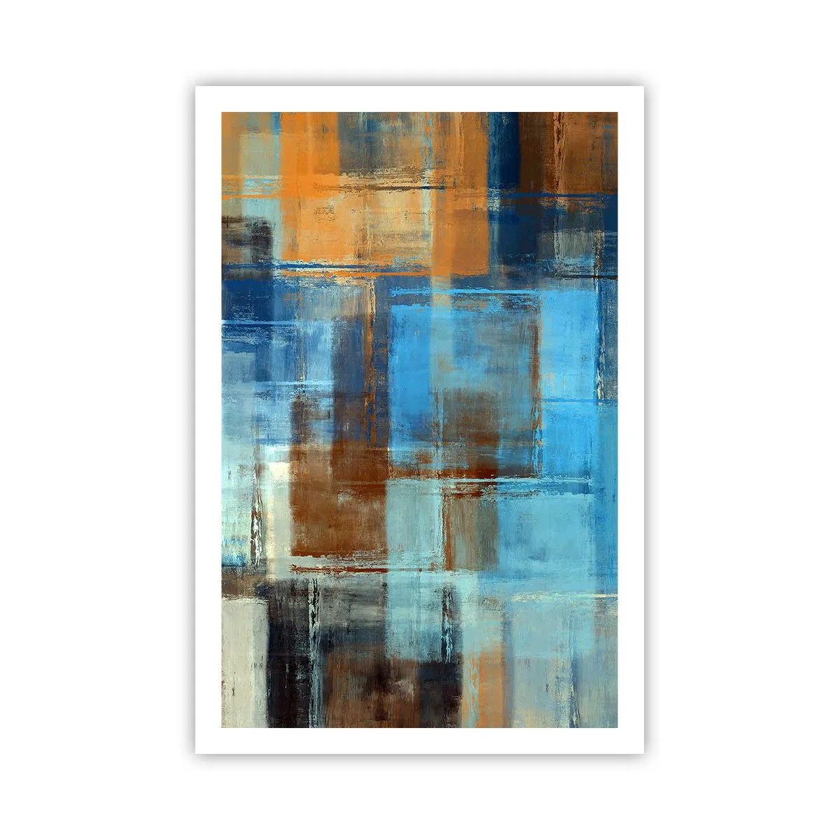 Poster - Attraverso la tenda blu - 61x91 cm