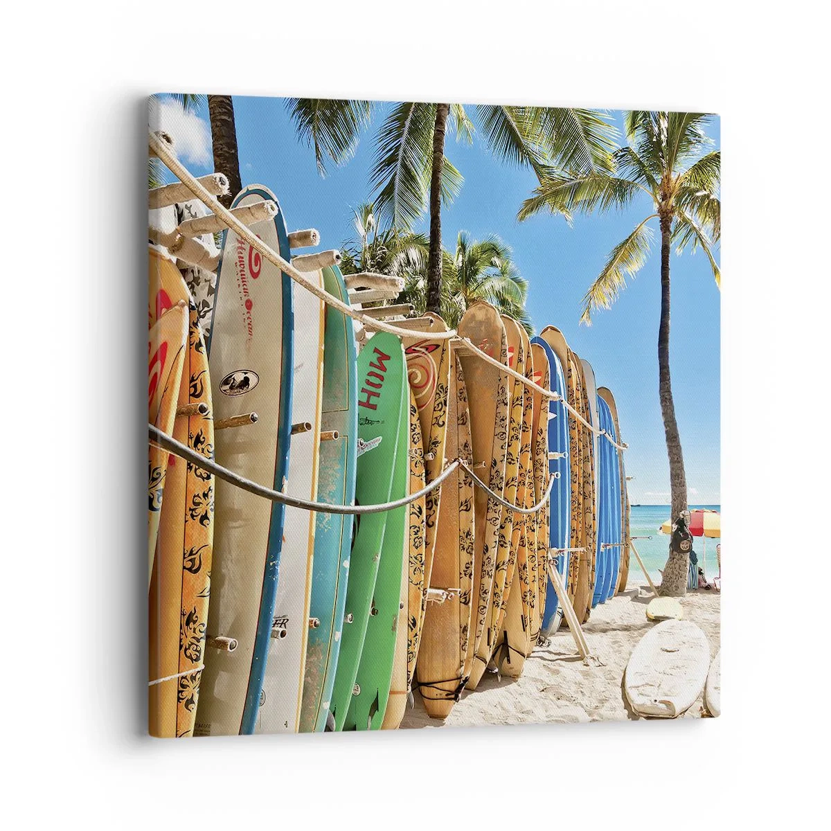 Quadro su tela - Stampe su Tela - Divertimento sotto il sole - 40x40 cm