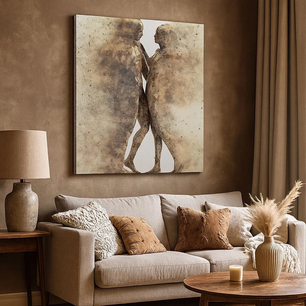 Quadro su tela - Stampe su Tela - Nati dalla polvere, per amare - 30x30 cm