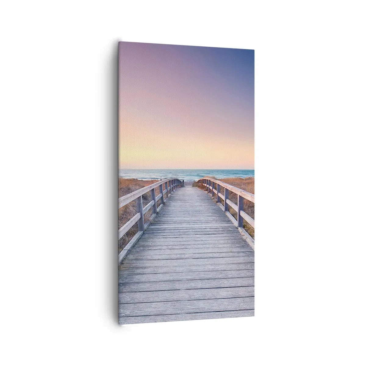 Quadro su tela - Stampe su Tela - Aurora serale baltica - 65x120 cm