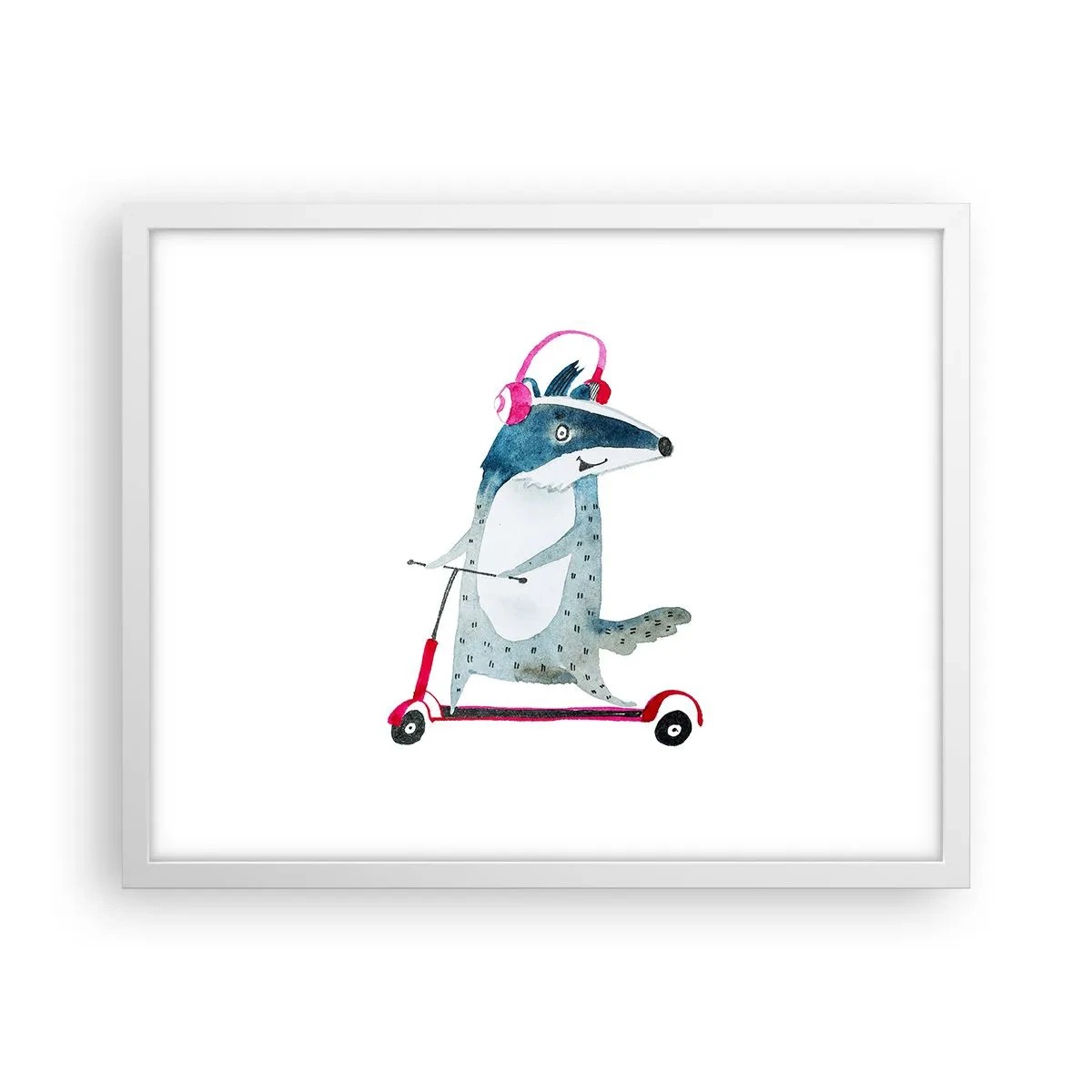 Poster in cornice bianca - Tassi di gioia - 50x40 cm