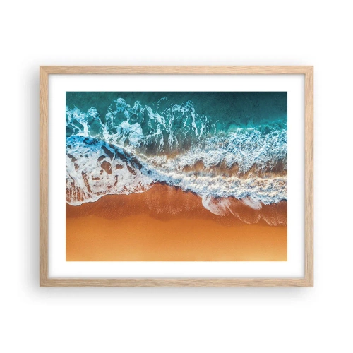 Poster in cornice rovere chiaro - Sempre in coppia - 50x40 cm