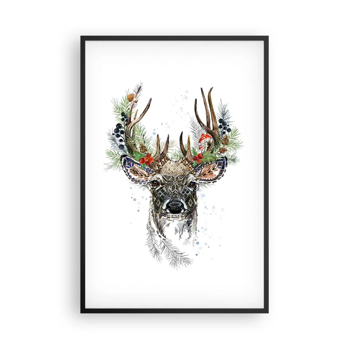 Poster in cornice nera - Nell'abito della festa - 61x91 cm