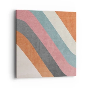 Quadro su tela - Stampe su Tela - Composizione diagonale: movimento - 40x40 cm