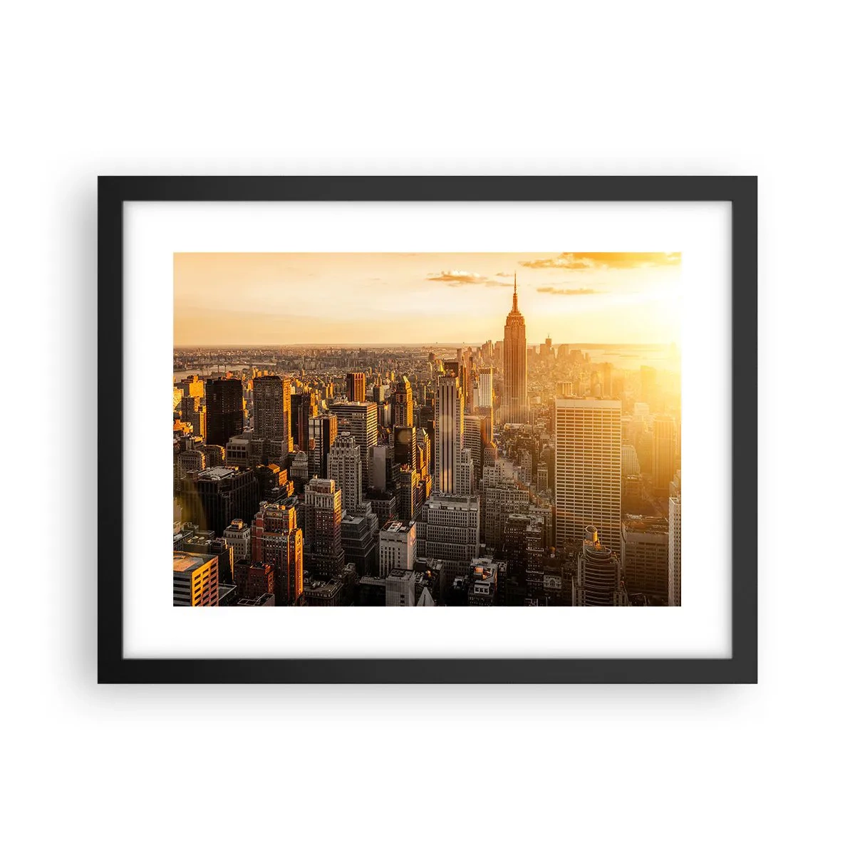 Poster in cornice nera - Crescere al sole - 40x30 cm