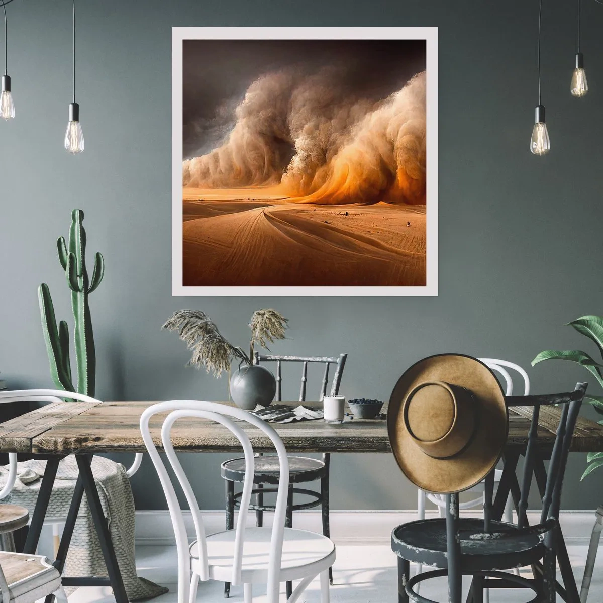 Poster - L'ira del deserto - 30x30 cm