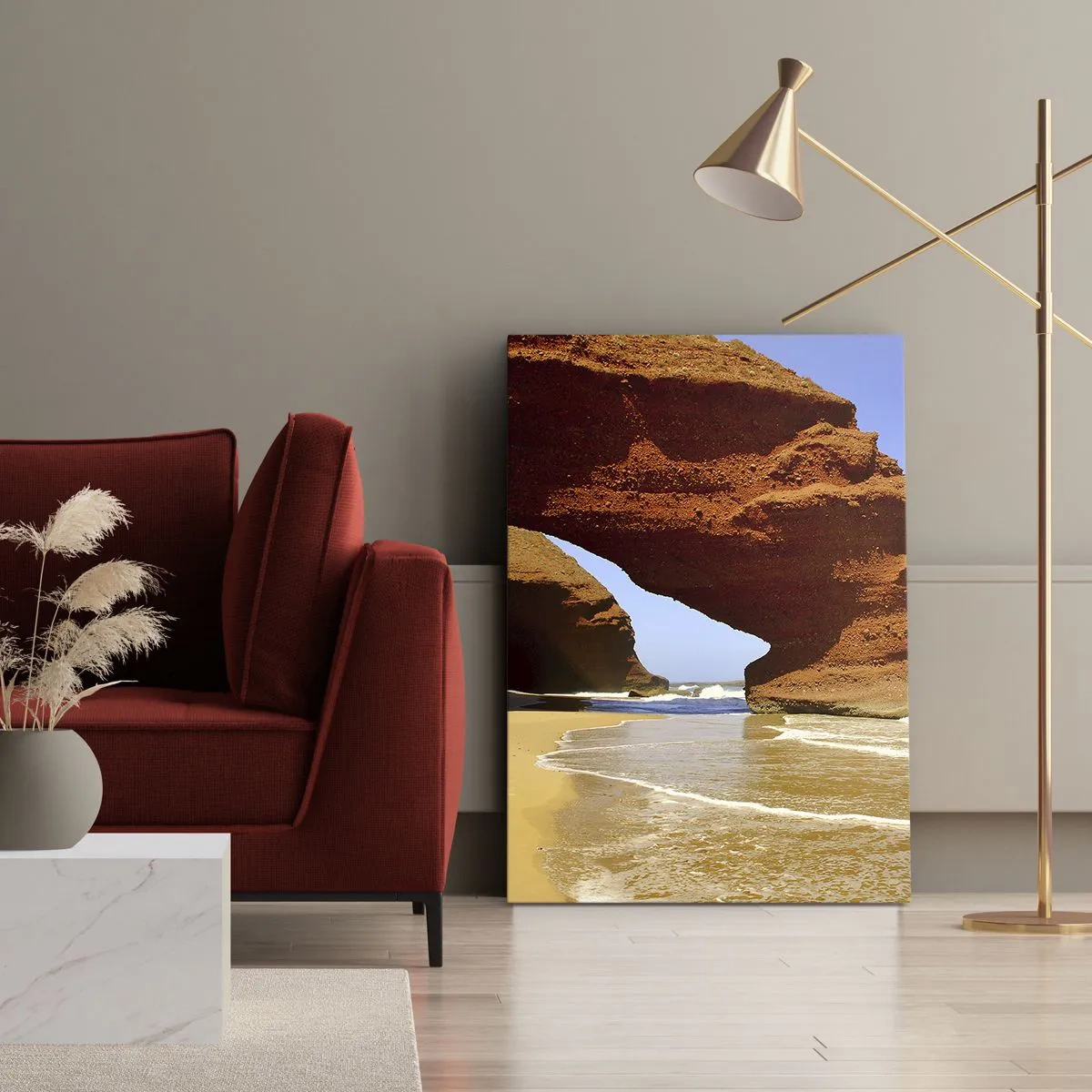 Quadro su tela - Stampe su Tela - Migliaia di anni di acqua e vento - 65x120 cm