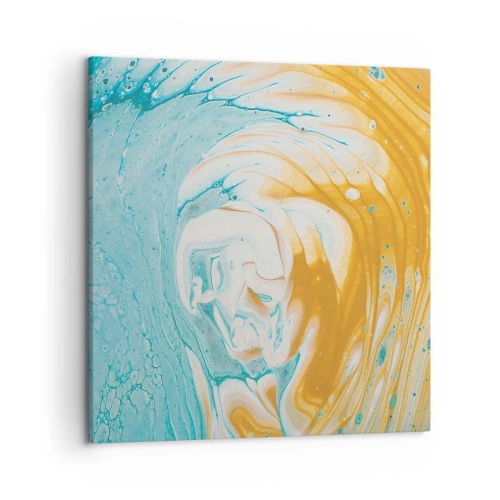 Quadro su tela - Stampe su Tela - Vortice pastello - 50x50 cm
