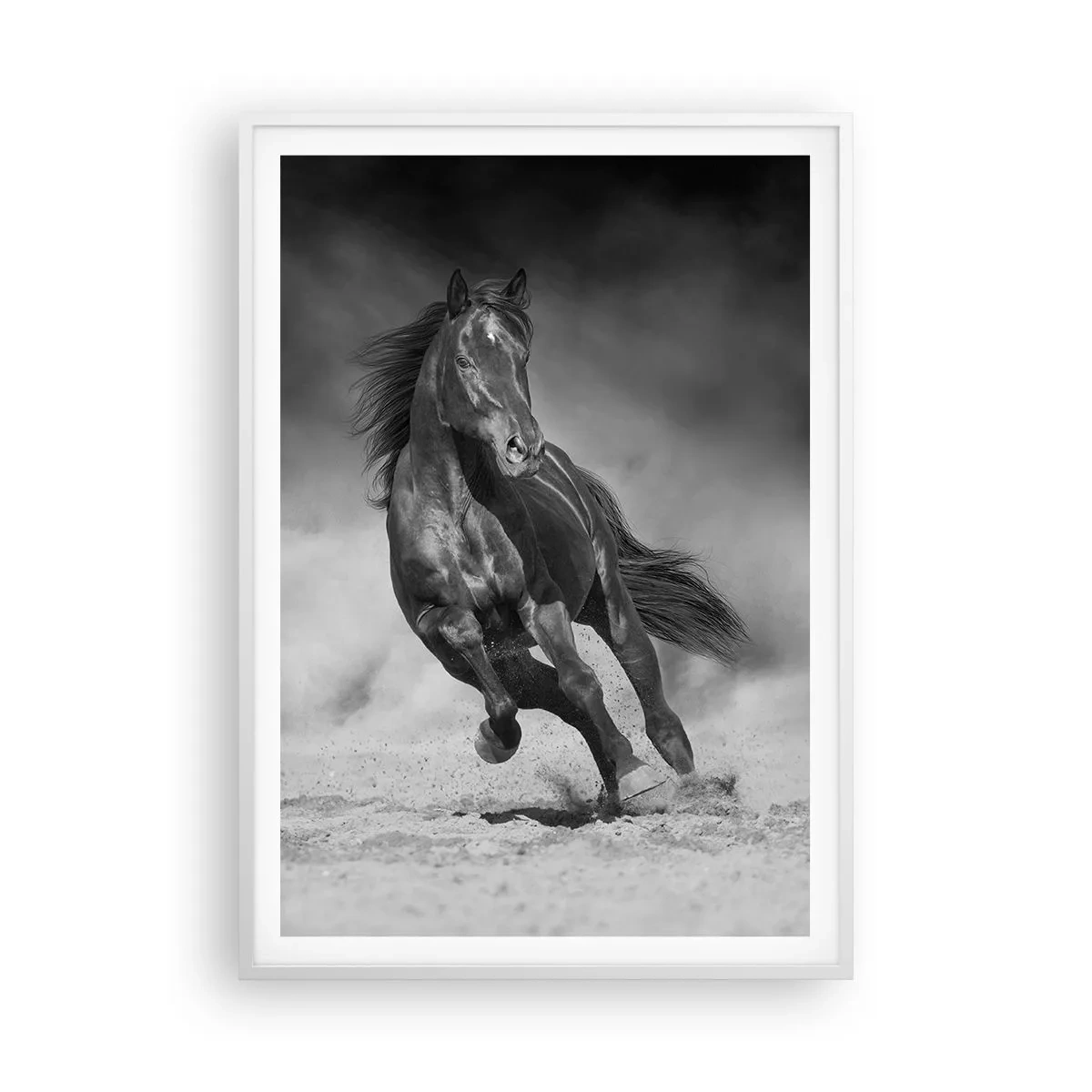 Poster in cornice bianca - Degno dell'emiro - 70x100 cm