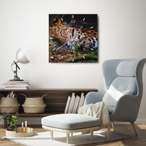 Orologio da parete - Orologio in Vetro - Fidati di me - 40x40 cm