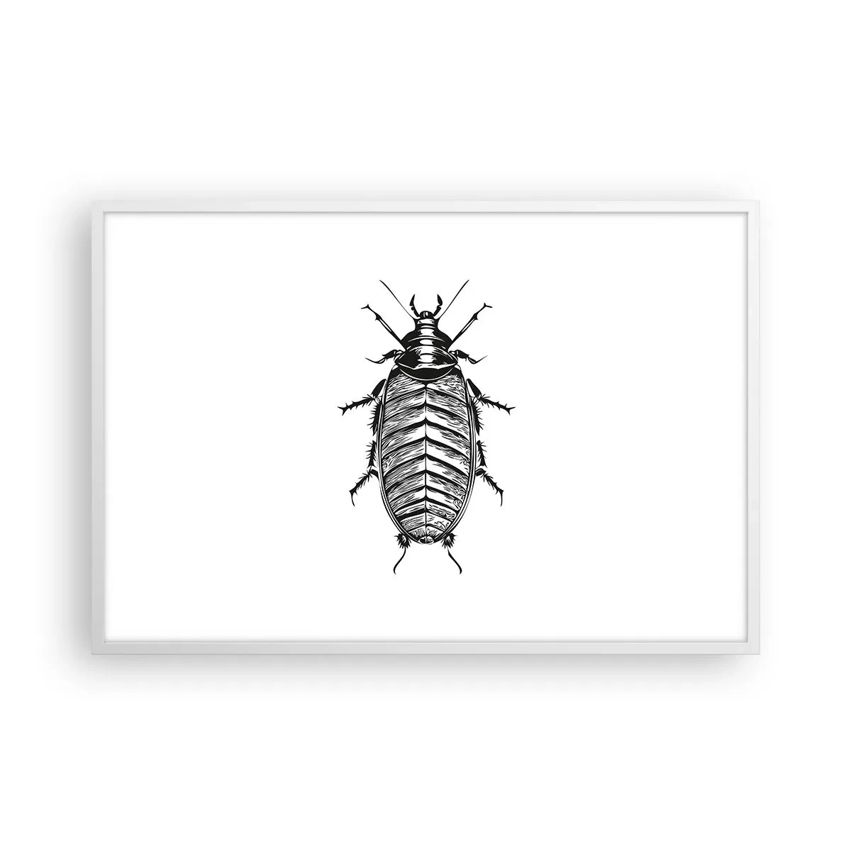 Poster in cornice bianca - Che esemplare! - 91x61 cm