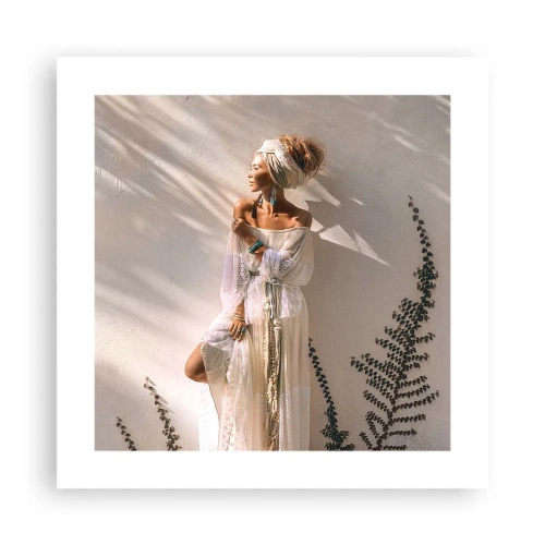 Poster - Il sole e la ragazza - 40x40 cm