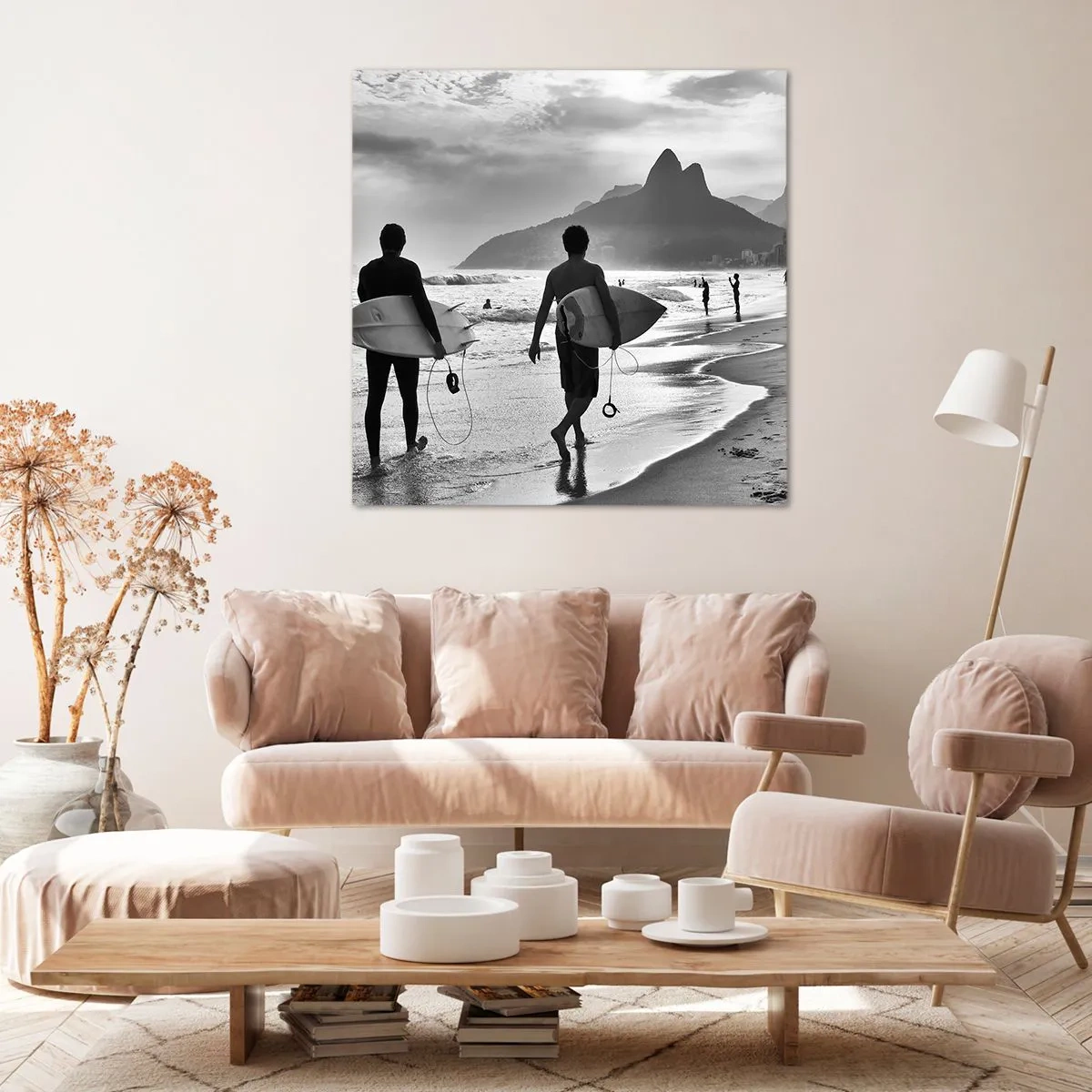 Quadro su tela - Stampe su Tela - Samba su un'unica onda - 50x50 cm